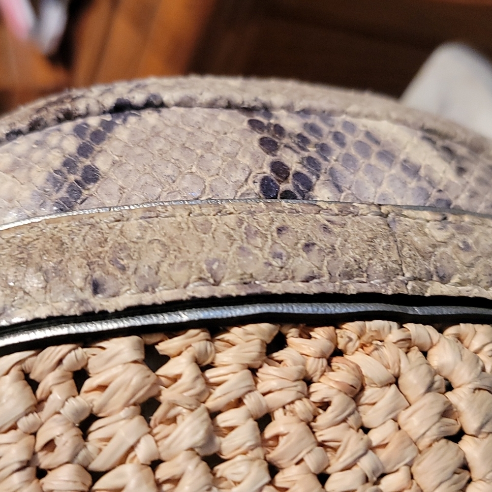 COACH STRAW NATURAL BAG 17”x10”x6”, Large Tote, Gorgeous!🔥 - Picture 9 of 17